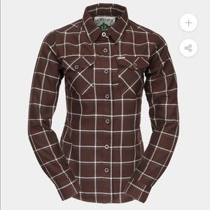 Dixxon - Women’s long sleeve button down flannel